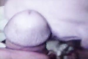 Aroused golden-haired Russian wife carefully sucks my palpitating rod