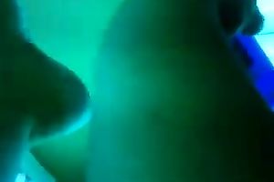 Kinky large breasted hottie taped her own masturbation solo show with a toy