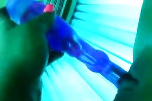 Kinky large breasted hottie taped her own masturbation solo show with a toy