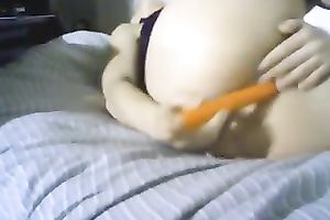 My most excellent way to receive off when I am home alone is to fuck myself with a candle