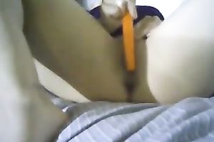 My most excellent way to receive off when I am home alone is to fuck myself with a candle