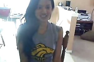 Sexalicious Filipina Married slut shows her hawt wazoo in dilettante session