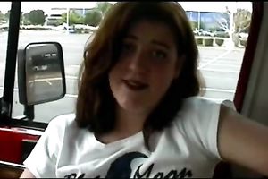 Milk skinned dilettante dark brown sucks and bonks from behind