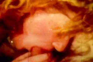 Blondie loved to engulf her friend's giant 10-Pounder in her bedroom