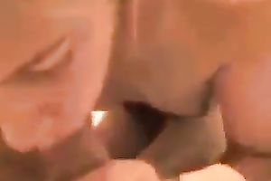 Light haired nice-looking gal of my ally is fond of blowing his palatable prick