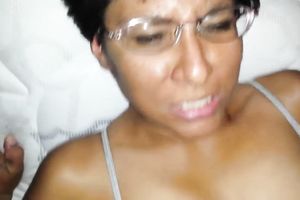 Mature neighbor gives head in advance of we fuck missionary style