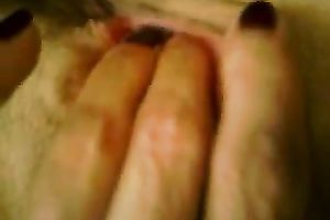 Nice arousing closeup vid of my own girl tickling her soaking twat