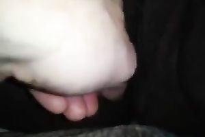 Neighbor's horny dark wifey acquires her coochie hairless shaved by me