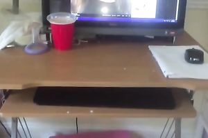 Chubby hilarious web camera big beautiful woman was milking her own giant saggy boobies