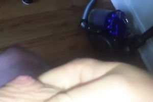 Chubby hilarious web camera big beautiful woman was milking her own giant saggy boobies