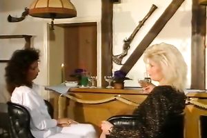 Two hot and lewd waitresses loved to acquire drilled by their manager