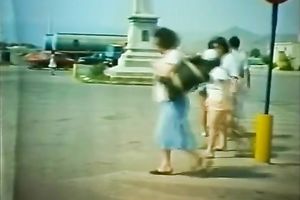 Playful and restless playgirl riding on her paramour on the beach