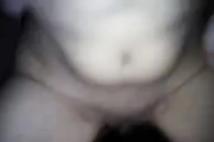 Pale skin slender hotwife rides on my schlong like a sexually excited cowgirl