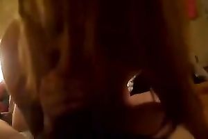 Lewd light haired mother I'd like to fuck was fond of engulfing my buddy's lollicock