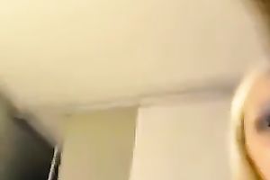 Blue eyed marvelous golden-haired haired hottie provided her own BF with a wonderful BJ