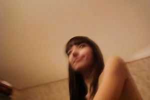 Beautiful brunette enjoys fantastic rear banging in the bedroom
