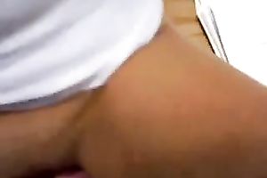 Slutty office housewife undressed her gazoo whilst being drilled missionary on the table