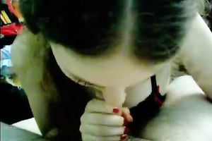 Adorable amateur wife engulfing my rod balls unfathomable like insatiable hooker