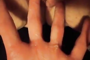 Fisting obscene hairless bulky vagina of my big beautiful woman amateur wife