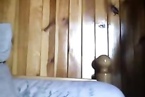 My enchanting all natural GF strips and tickles her own vagina for me