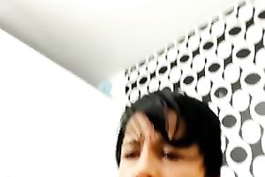 Short haired slutty emotional web web camera dark brown fingered untill this babe cummed