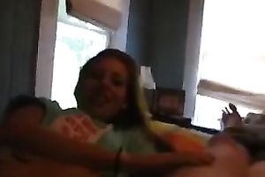 Chestnut haired wondrous nympho keeps on engulfing my powerful dick