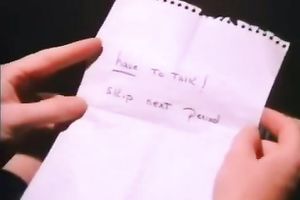 Teenage cutie blows her teacher's hard penis after lessons