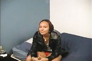 Young black hooker I met final night got her face jizzed with my cock juice