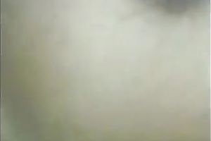 Curvy Brazilian hooker screwed in sideways position in front of mirror