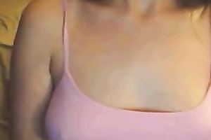 My recent cam girlfriend shows her bald vagina to me
