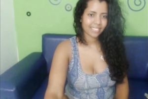 Arousing shaggy haired brunette sexpot was boasting of her hawt bum