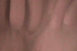 Close up view of my bulky wife's captivating pink rock hard muff
