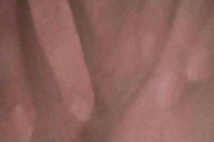 Close up view of my bulky wife's captivating pink rock hard muff