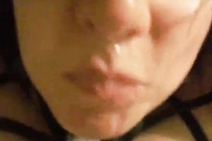 Dark haired wifey of my ally is fond of giving him a wonderful deepthroat oral job