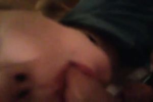 Auburn cute cum hungry cheating wife sucked my friend's lollicock with joy