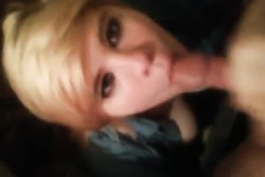 Auburn cute cum hungry cheating wife sucked my friend's lollicock with joy