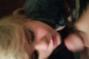 Auburn cute cum hungry cheating wife sucked my friend's lollicock with joy