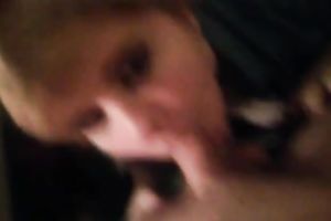 Auburn cute cum hungry cheating wife sucked my friend's lollicock with joy