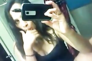 Hot non-professional self taped solo masturbation workout by torrid dark brown