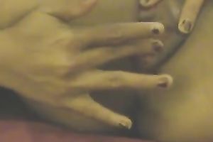 I love jerking off my wet crack in front of my kinky husband