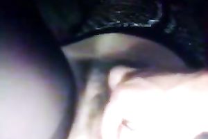 Slutty golden-haired horny white wife implores me to finger fuck her bushy cunt