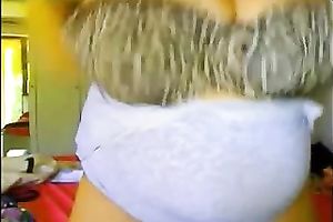 Raven haired mother I'd like to fuck with excitement was engulfing her giant saggy mangos