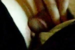 Korean petite brunette hair girlfriend jerking off my shlong