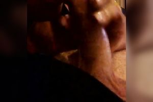 I engulf my boyfriend's rock hard erection with great enthusiasm