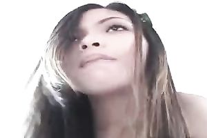 My effortlessly seductive Asian girlfriend looks more good from behind