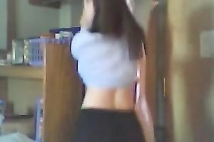 I show striptease and masturbate using merely my fingers