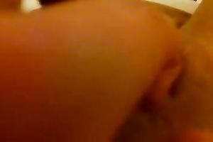 Fantastic non-professional honey enjoyed taping the way that babe fingered her cum-hole