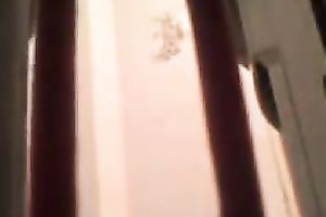 I caught my bulky neighbour changing her raiment on my spy webcam