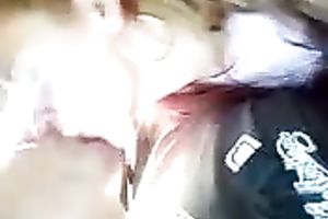 Young Latina college beauty sucks me off in car in advance of I fuck her