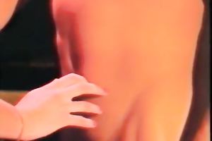 Beautiful and lean white vintage honey bonks on the balcony